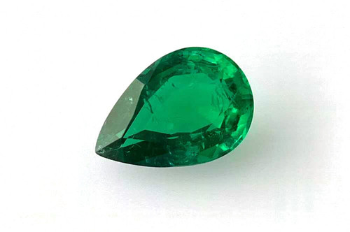 Pear Shape Emerald Gemstone – 3.69 Carat, Vivid Intense Green, GIA Certified
