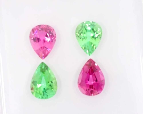 Pear Shape Mint Tourmaline Gemstone – 3.12 Carat, Vivid Intense Green