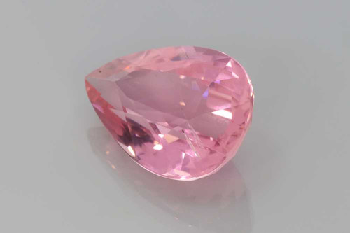 5.8 Carat Pear Shape Pink Tourmaline Gemstone – Medium Light