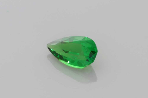 Vivid Intense Green Pear Shape Tsavorite Gemstone – 0.62 Carat, Unheated
