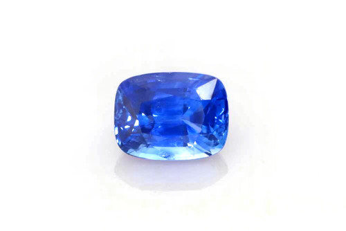 Rectangular Cushion Blue Sapphire Gemstone – 1.05 Carat, Vivid Rich