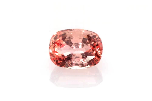 Vivid Intense Orange-Peach Rectangular Cushion Padparadscha Sapphire Gemstone – 2.27 Carat, GIA Certified