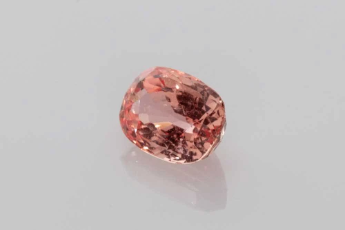 Vivid Intense Orange-Peach Rectangular Cushion Padparadscha Sapphire Gemstone – 2.27 Carat, GIA Certified