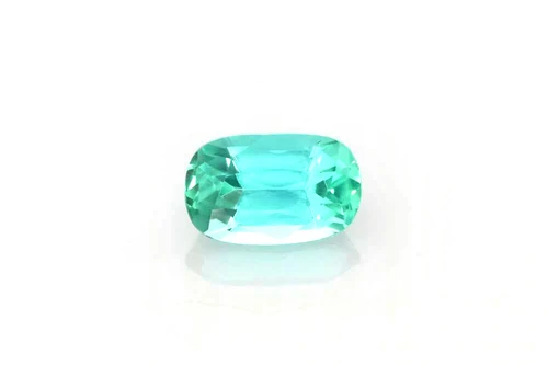 Rectangular Cushion Lagoon Tourmaline Gemstone – 0.67 Carat, Vivid Intense Green