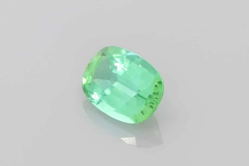 1.86 Carat Rectangular Cushion Mint Tourmaline Gemstone – Vivid Intense Green