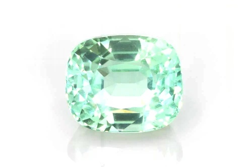 Rectangular Cushion Mint Tourmaline Gemstone, 5.89 Carat – Vivid Intense Green