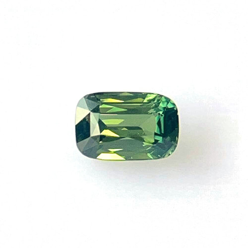 Rectangular Cushion Green Sapphire Gemstone – Vivid Intense – 2.02 Carat, GIA Certified