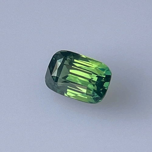 Rectangular Cushion Green Sapphire Gemstone – Vivid Intense – 2.02 Carat, GIA Certified