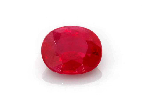 Rectangular Cushion Ruby Gemstone 1.03 Carat Vivid Intense