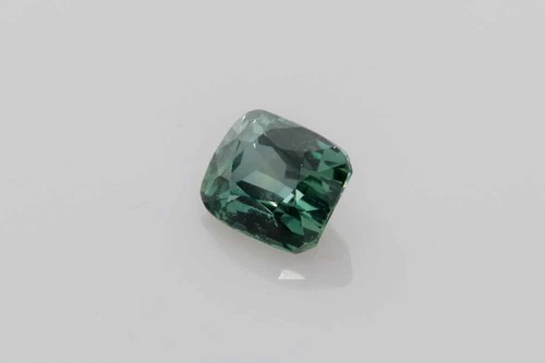 Rectangular Cushion Teal Sapphire Gemstone, 1.07 Carat – Vivid Intense Green-Teal, Unheated