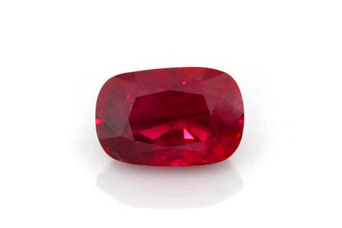 Rectangular Cushion Ruby Gemstone 2.24 Carat Vivid Intense