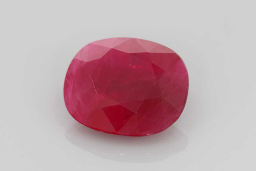 Rectangular Cushion Ruby Gemstone 8.2 Carat Vivid Intense