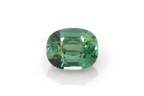 Rectangular Cushion Teal Sapphire Gemstone, 1.67 Carat – Green-Teal, Unheated