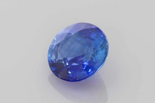 4.69 Carat Round Blue Sapphire Gemstone – Vivid Intense