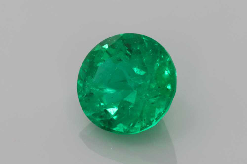 Round Emerald Gemstone – Vivid Intense Green – 1.82 Carat