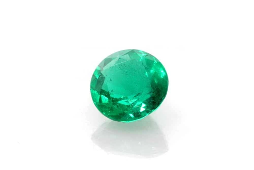 2.98 Carat Round Emerald Gemstone, Vivid Rich Green, GIA Certified