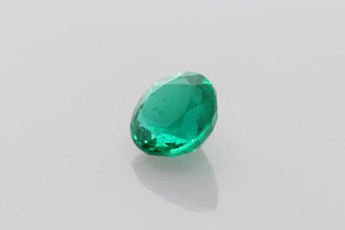 2.98 Carat Round Emerald Gemstone, Vivid Rich Green, GIA Certified