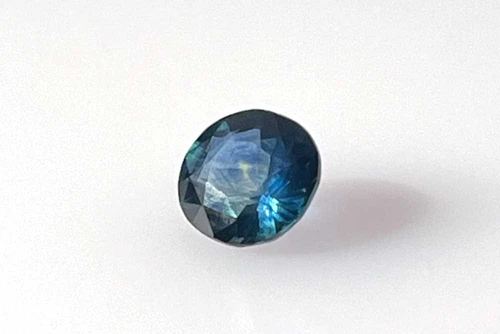 1.61 Carat Round Teal Sapphire Gemstone – Vivid Intense Blue-Teal, GIA Certified
