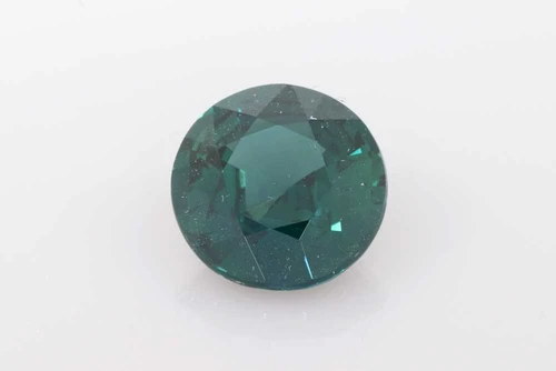 Round Teal Sapphire Gemstone – 4 Carat, Vivid Intense Blue-Teal, GIA Certified