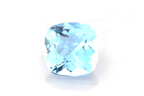 Square Cushion Aquamarine Gemstone – 2.15 Carat, Vivid Rich Blue