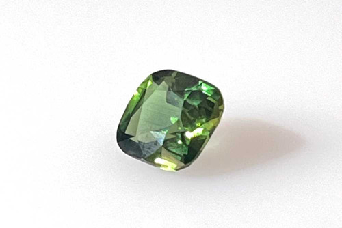 Vivid Intense Square Cushion Green Sapphire Gemstone – 2.16 Carat, GIA Certified