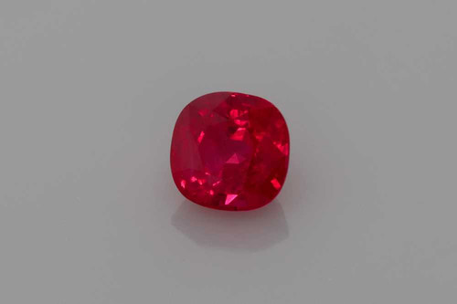 Square Cushion Ruby Gemstone 1.46 Carat Vivid Intense