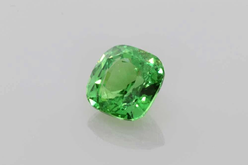 3.05 Carat Square Cushion Tsavorite Gemstone – Medium Intense Green, Unheated