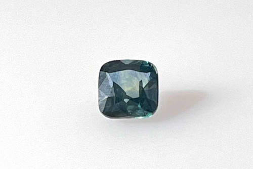 Square Cushion Teal Sapphire Gemstone – Vivid Intense Blue-Teal – 1.43 Carat, GIA Certified