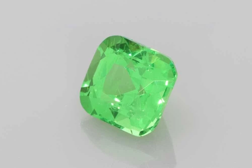 Square Cushion Tsavorite Gemstone, 1.52 Carat – Medium Intense Green, Unheated