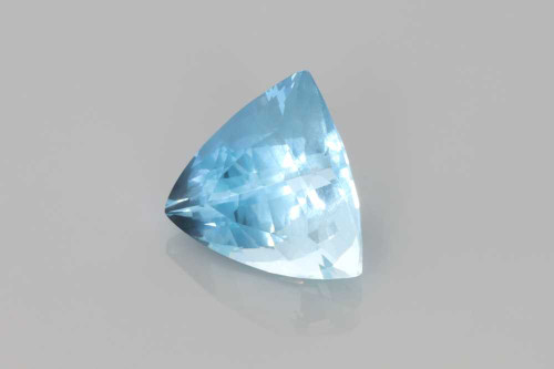 2.92 Carat Trillion Aquamarine Gemstone – Vivid Rich Blue
