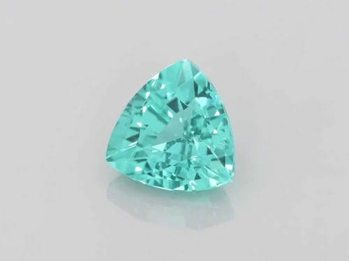Vivid Intense Blue Trillion Lagoon Tourmaline Gemstone – 3.1 Carat