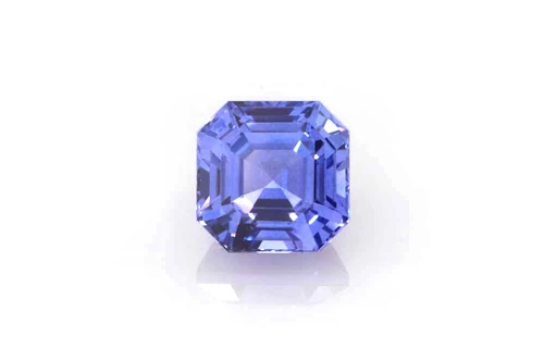 1.63 Carat Asscher Cut Purple Sapphire Gemstone – Medium Light
