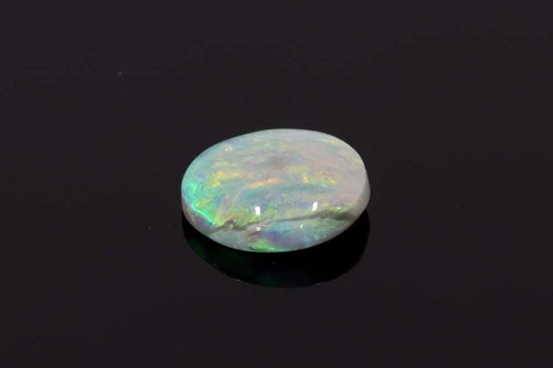 Cabochon Oval Black Opal Gemstone – Multi Colour – 2.31 Carat