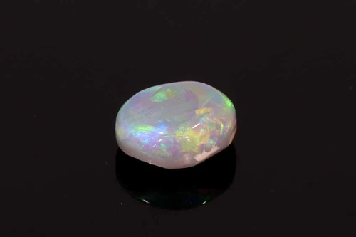 Cabochon Oval Black Opal Gemstone, 1 Carat – Multi Colour