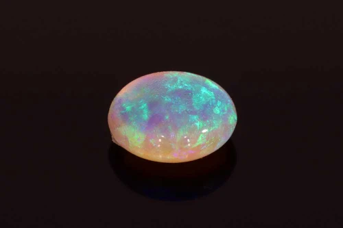 Cabochon Oval Black Opal Gemstone – 1.05 Carat, Multi Colour