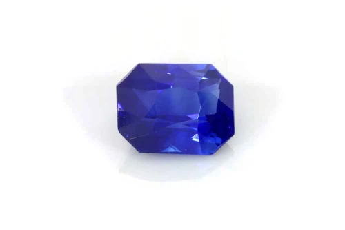 Octagon Cut Blue Sapphire Gemstone 1.21 Carat Vivid Intense