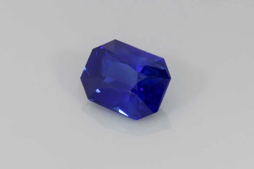 Octagon Cut Blue Sapphire Gemstone 1.21 Carat Vivid Intense