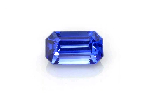 Octagon Cut Blue Sapphire Gemstone 1.05 Carat Vivid Rich