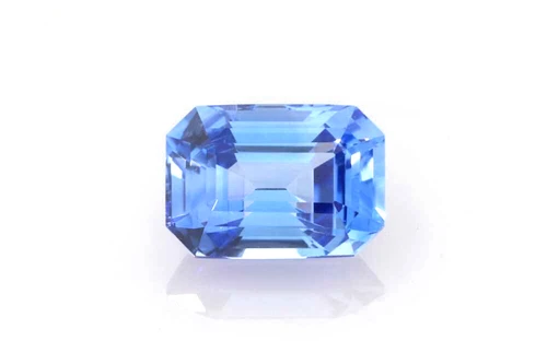 Octagon Cut Blue Sapphire Gemstone, 1.27 Carat – Medium Light