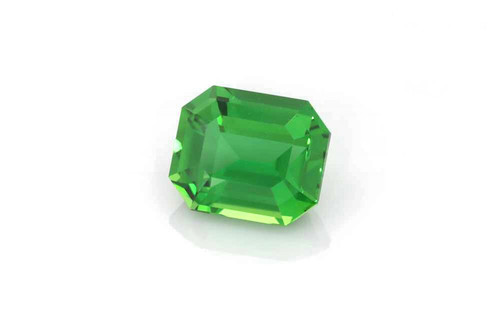 Vivid Intense Green Octagon Cut Chrome Tourmaline Gemstone – 2.18 Carat