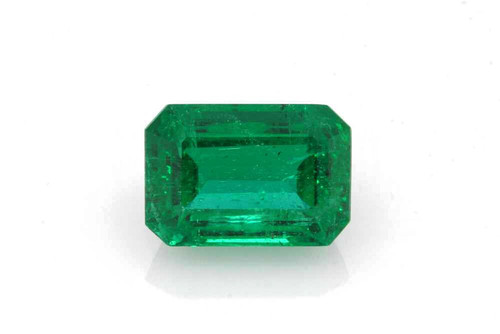 Octagon Cut Emerald Gemstone – 6.68 Carat, Vivid Intense Green, GIA Certified