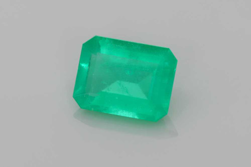 Octagon Cut Emerald Gemstone 1.88 Carat Vivid Rich