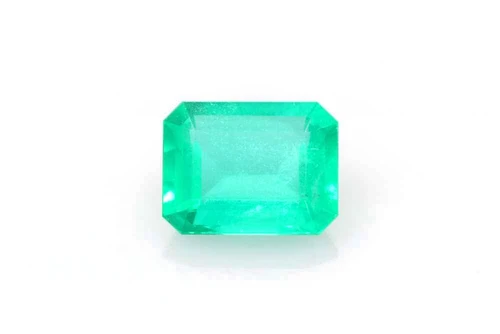 1.97 Carat Octagon Cut Emerald Gemstone – Medium Intense Green