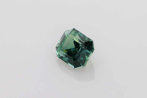 Octagon Teal Sapphire Gemstone, 1.22 Carat – Vivid Intense Green-Teal