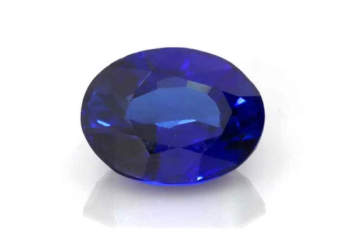 Oval Blue Sapphire Gemstone – Vivid Intense – 2.25 Carat