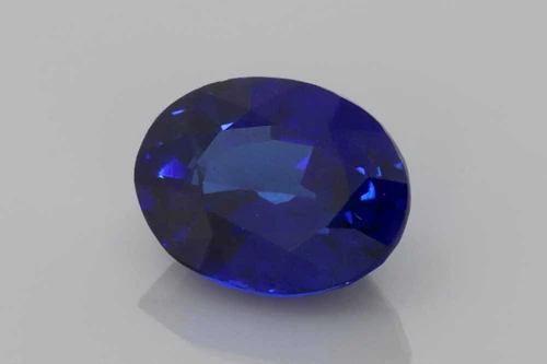 Oval Blue Sapphire Gemstone – Vivid Intense – 2.25 Carat