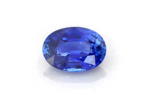 Oval Blue Sapphire Gemstone 0.78 Carat Vivid Rich