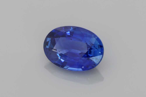 Oval Blue Sapphire Gemstone 0.78 Carat Vivid Rich