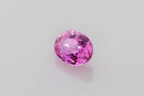 Oval Pink Sapphire Gemstone 1.52 Carat Vivid Intense