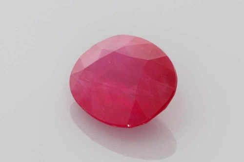 Oval Ruby Gemstone 7.05 Carat Vivid Intense